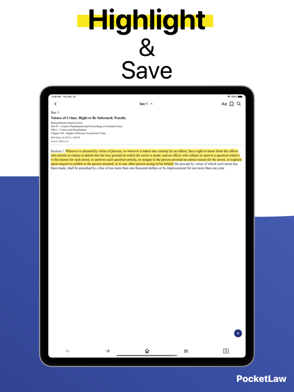Screenshot #6 pour PocketLaw - Legal References
