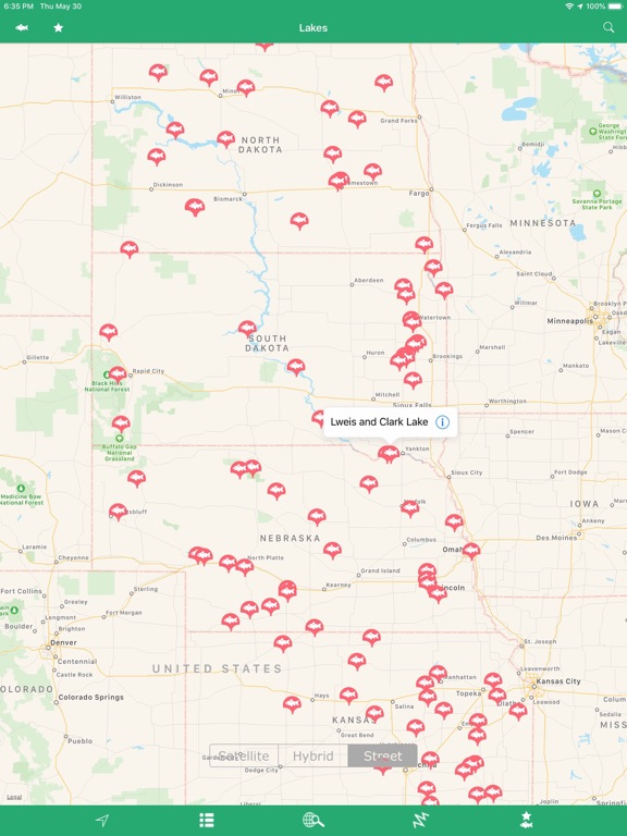 Screenshot #4 pour North Dakota, South D. NE, KS