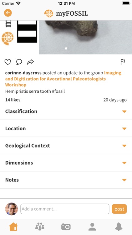 myFOSSIL screenshot-3