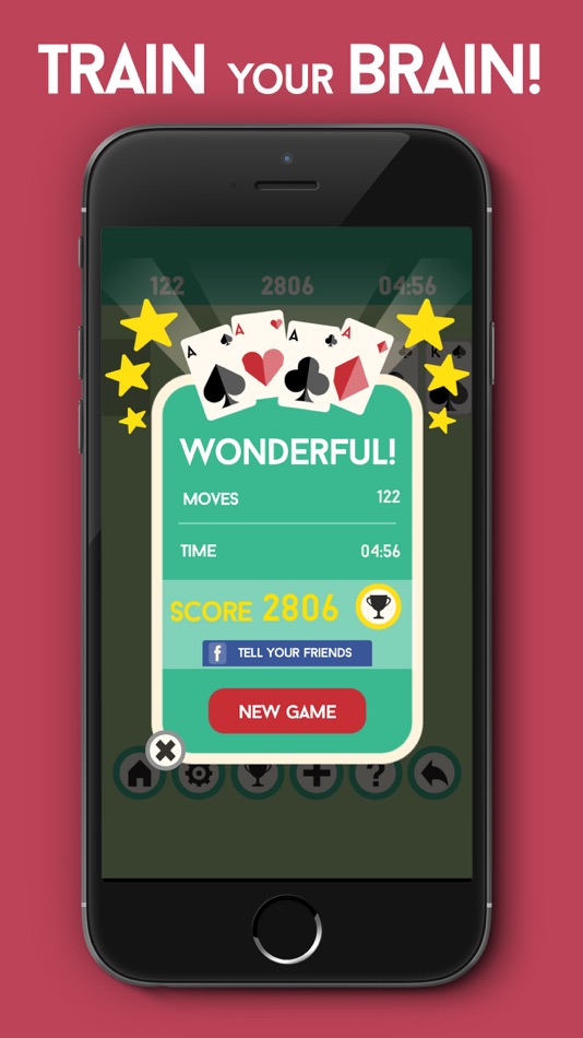 #5. Solitaire Klondike Brain (iOS) 由: WhatWapp Entertainment
