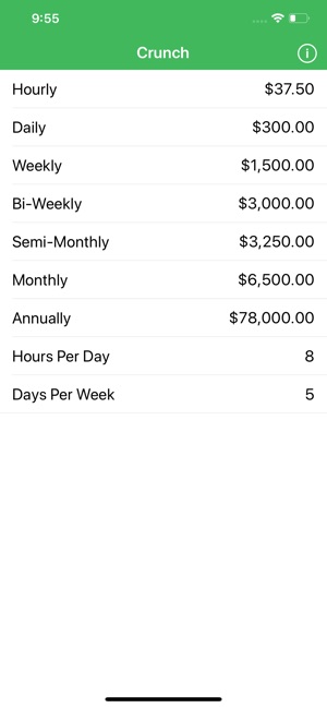 Crunch Salary/Wage Calculator(圖4)-速報App