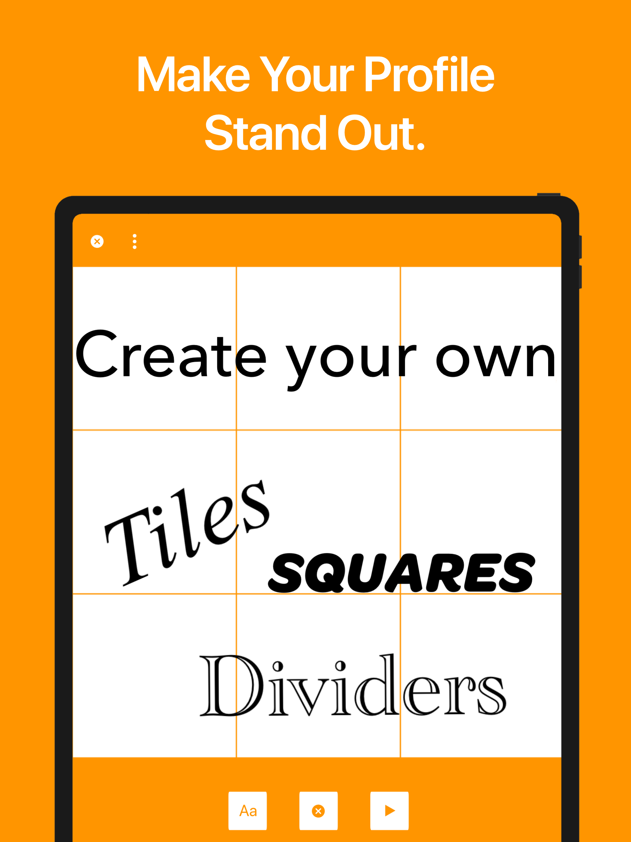 Profile Tile Maker