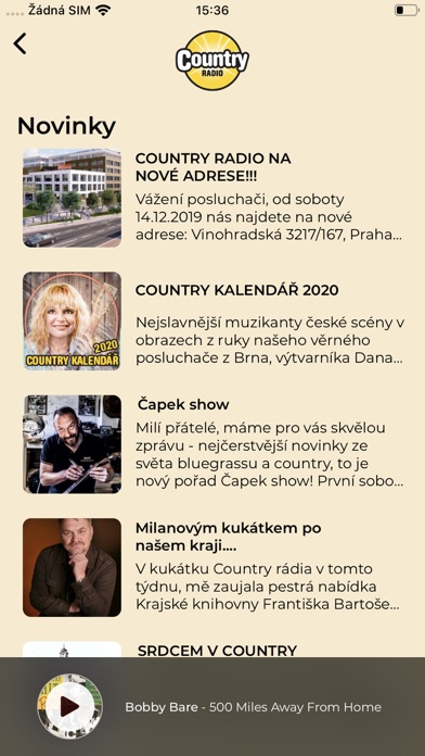 Country Rádio Screenshot