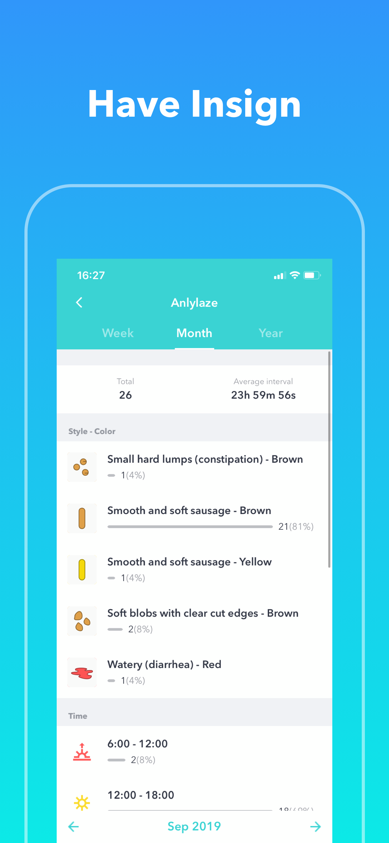 PCal - Poop Tracker,Calendar