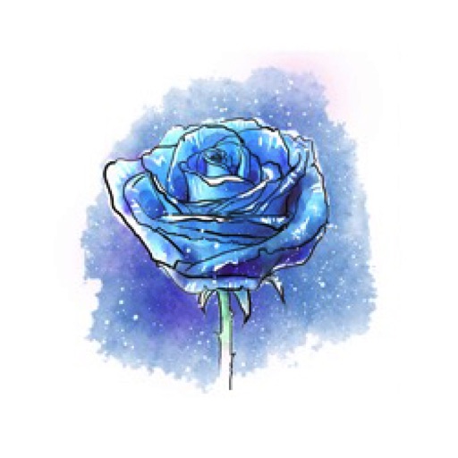 酷爱水墨花 Sticker