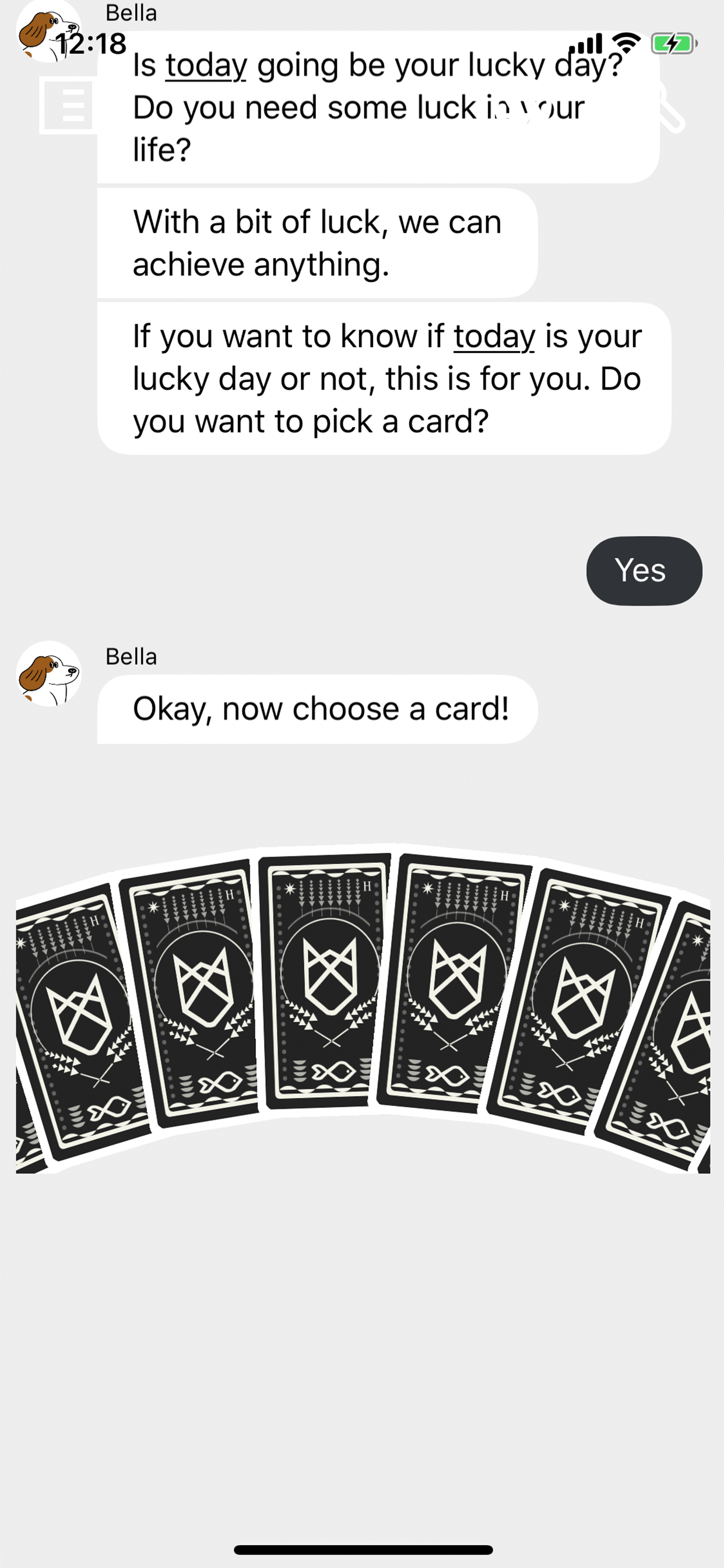 Tarot Chatbot - Dear Bella