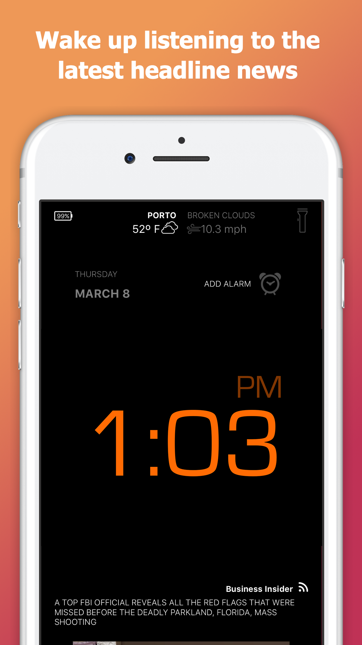 Alarm Clock App: myAlarm Clock