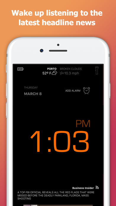 Alarm Clock App: myAlarm Clock Screenshot