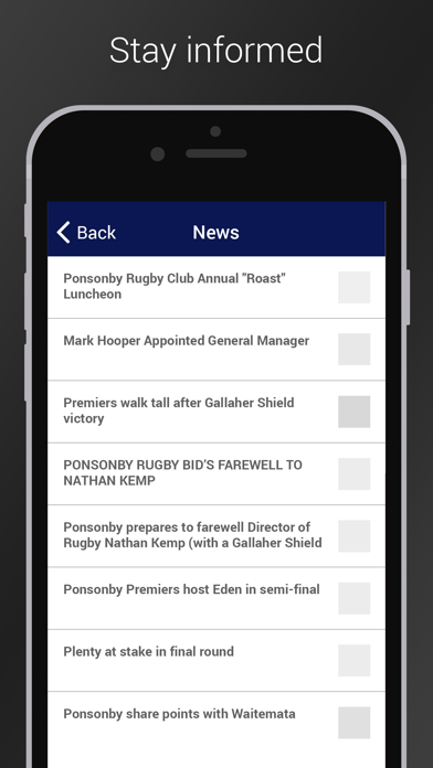 Screenshot #2 pour Ponsonby Rugby
