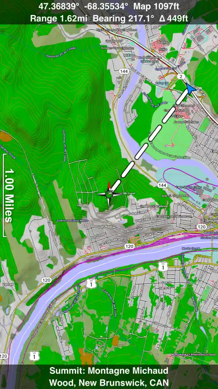 Scenic Map Eastern Canada screenshot 1 of 5