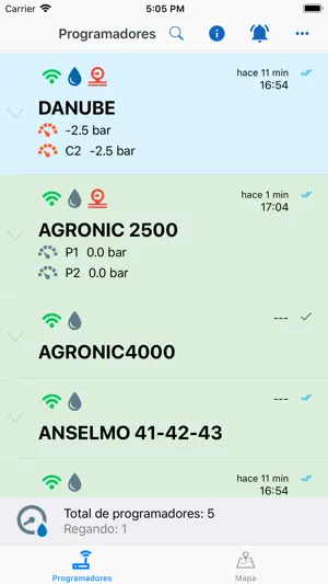 RiegoApp screenshot 1