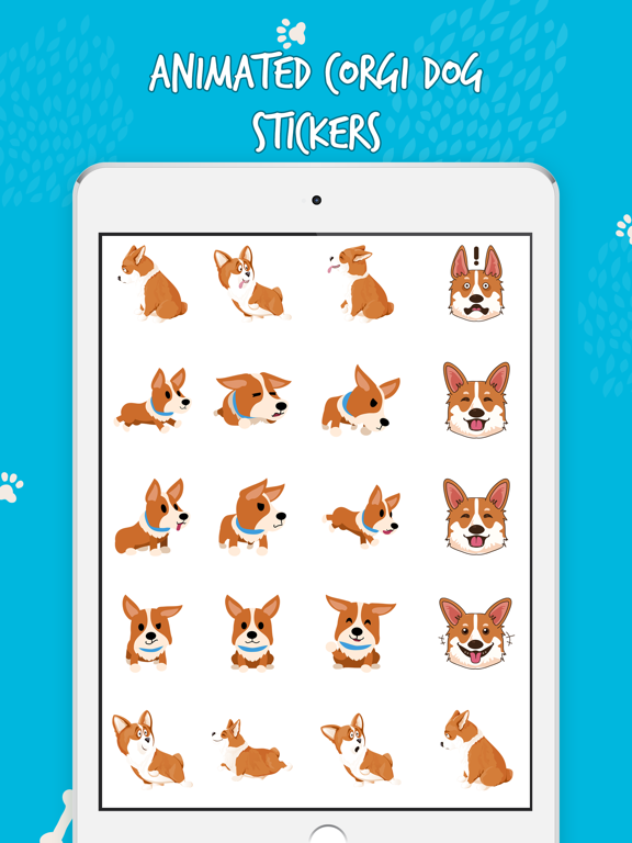 Screenshot #6 pour Cute Corgi Animated Emojis