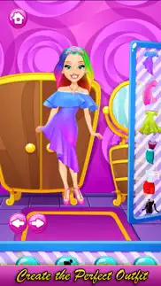 rainbow princess hair salon iphone screenshot 1