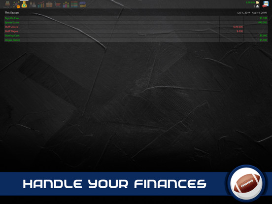 Football Superstar: US Edition iPad screenshot 5 - Games app