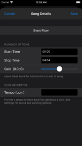 BackTrax screenshot