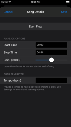 BackTrax screenshot 4