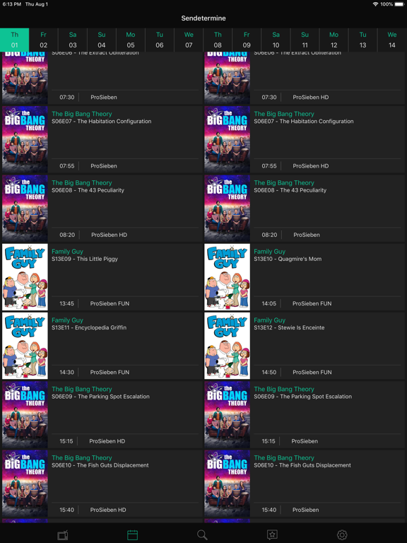 tvshows iPad screenshot 3 - Entertainment app