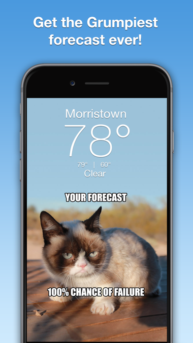 Grumpy Cat's Funny Weatherのおすすめ画像1