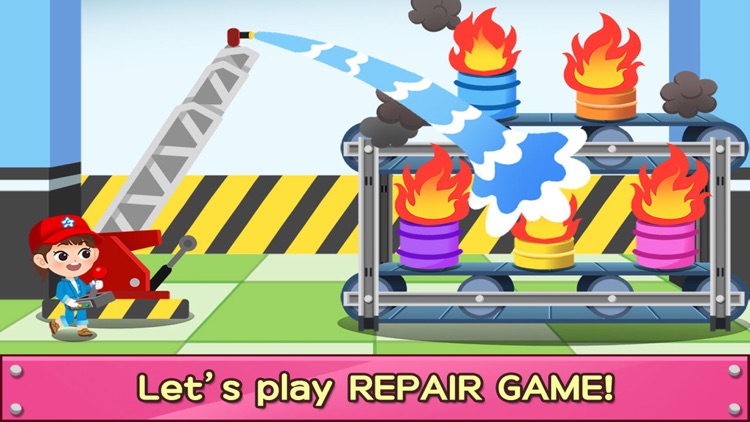 Tayo Fire Truck Repair Game