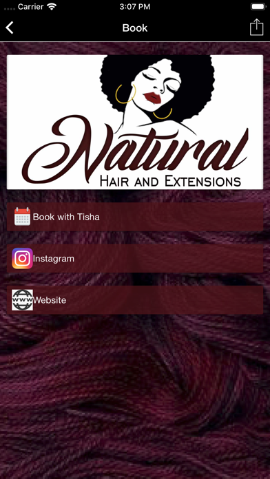 Screenshot #2 pour Natural Hair and Extensions
