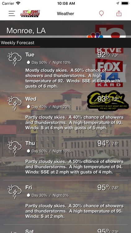 KTVE/KARD Weather screenshot-3