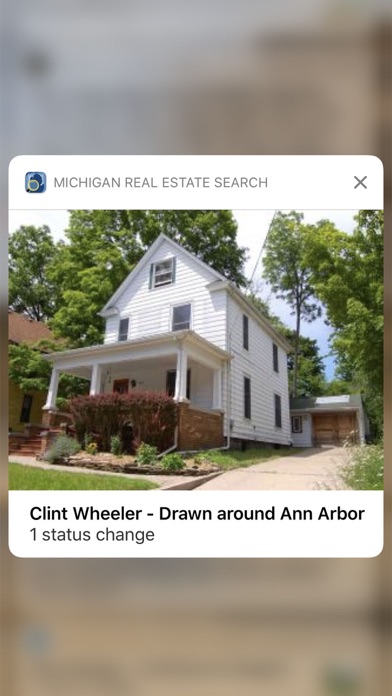 Michigan Real Estate Search Screenshot