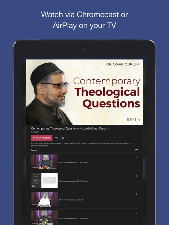 DeenStream iPad screenshot 5 - Lifestyle app
