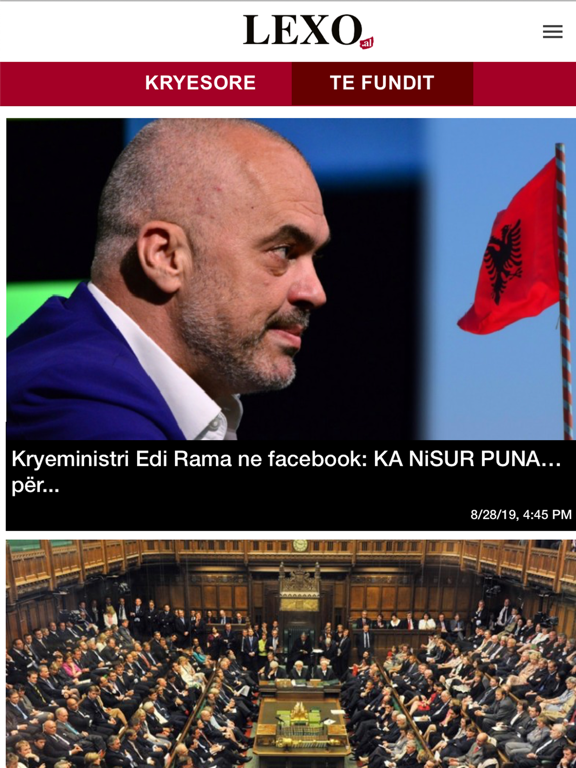 lexo.al iPad screenshot 2 - News app