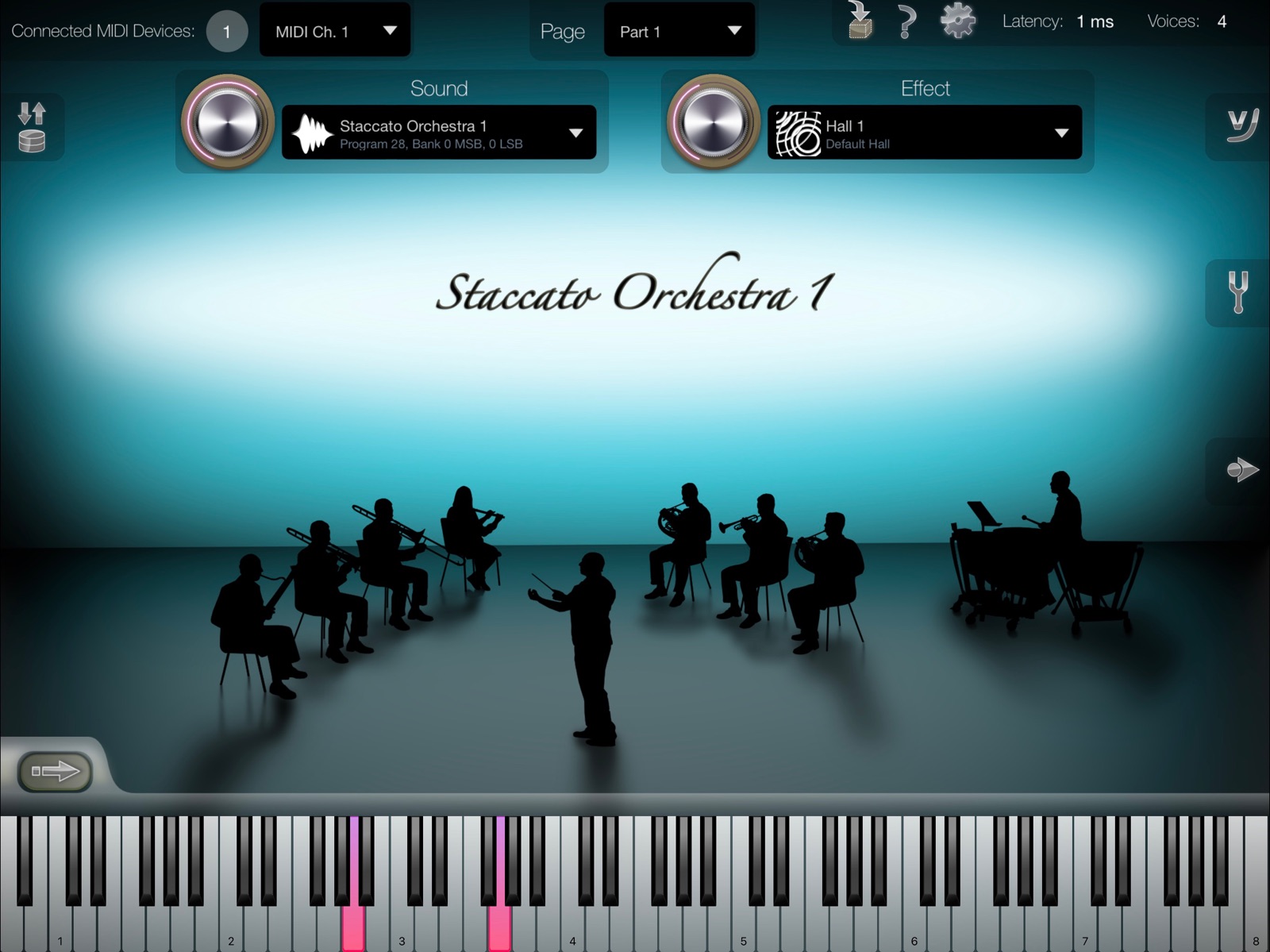 iSymphonic Orchestra ipad screenshot 1