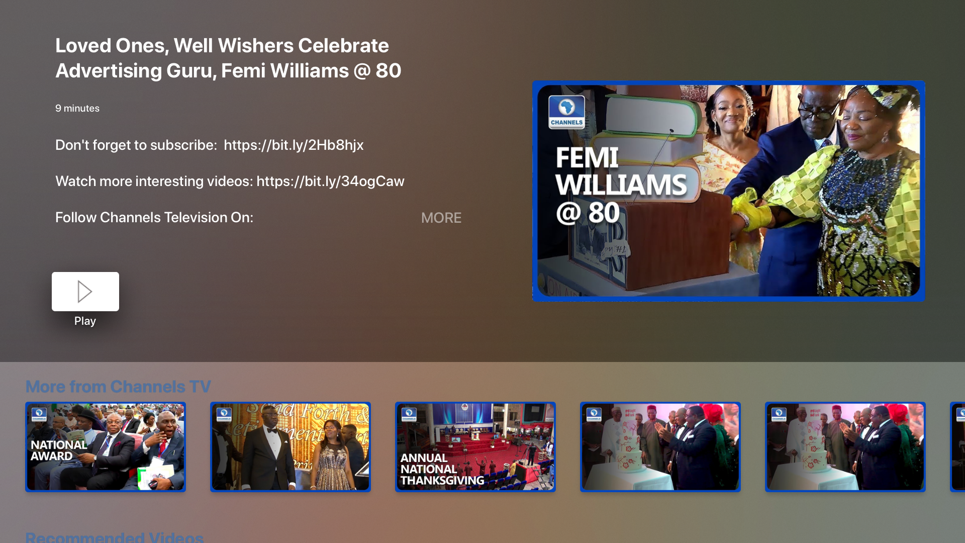 Channels TV screenshot 3