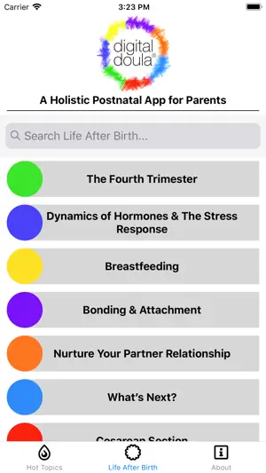 Digital Doula® 2.0 screenshot 1