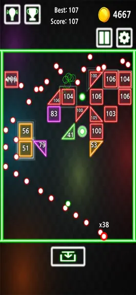 Game screenshot Infinite Brick Breaker: Neon!! hack