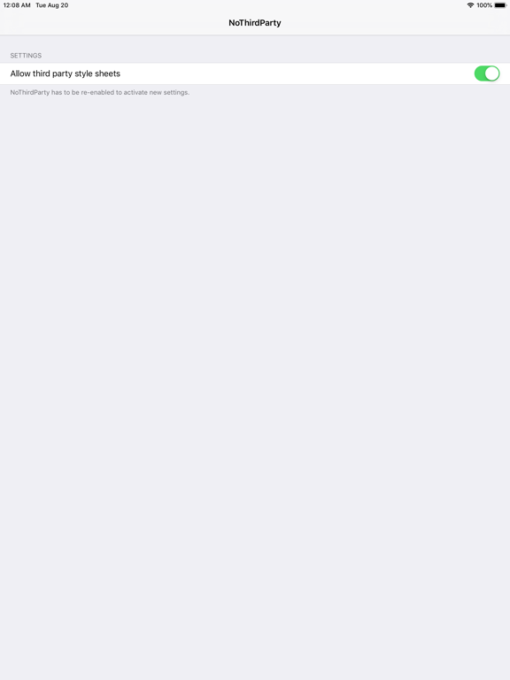 Screenshot #5 pour NoThirdParty