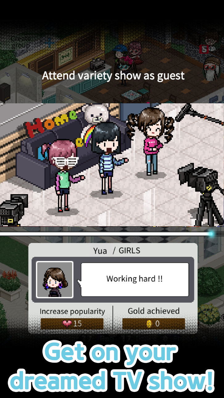 K-POP Idol Producer iOS Mod IPA screenshot 4 - iOS game interface