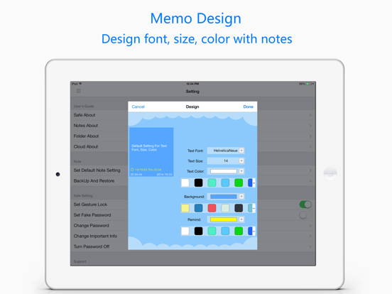 Screenshot #5 pour My Notes Safe