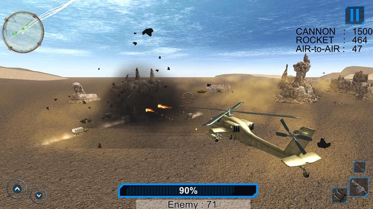 Gunship helicopter: Air Strike screenshot-4