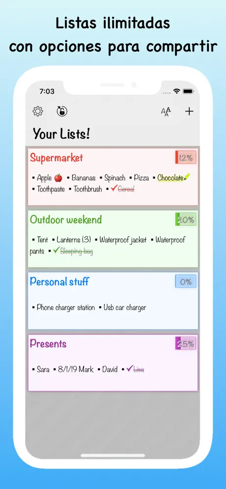 Make a List!