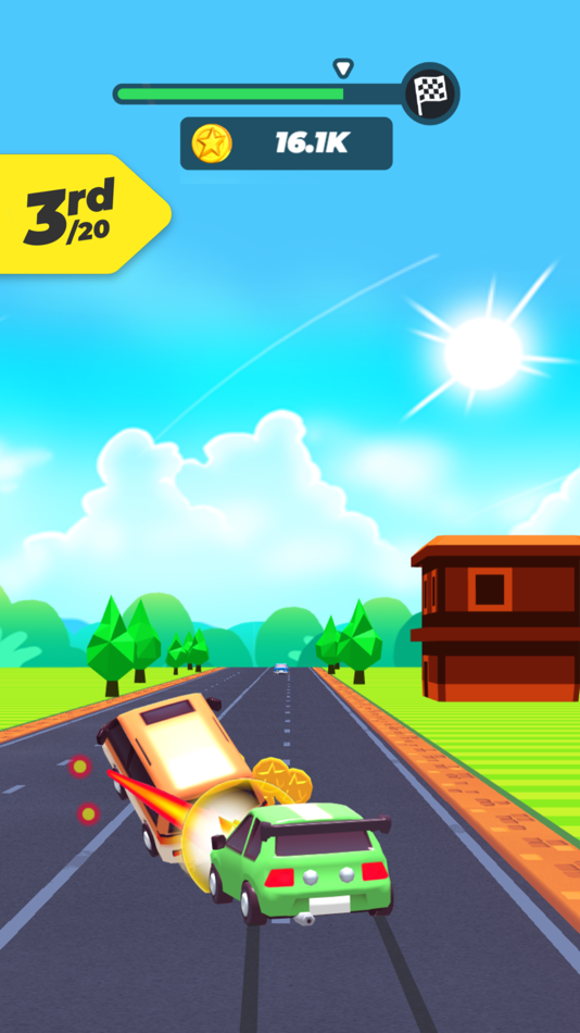 #5. roadcrash.io (iOS) 由: Lucky Kat Studios