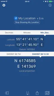 swedish coordinates pro iphone screenshot 1