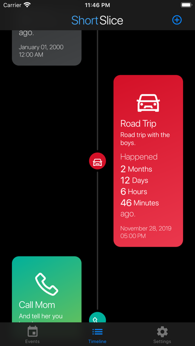 Short Slice - Event Tracker screenshot 3