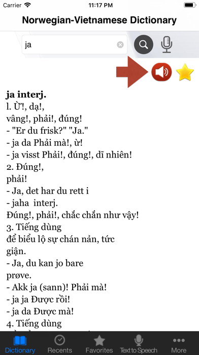 Screenshot #2 pour Norwegian-Vietnamese Dict. Pro