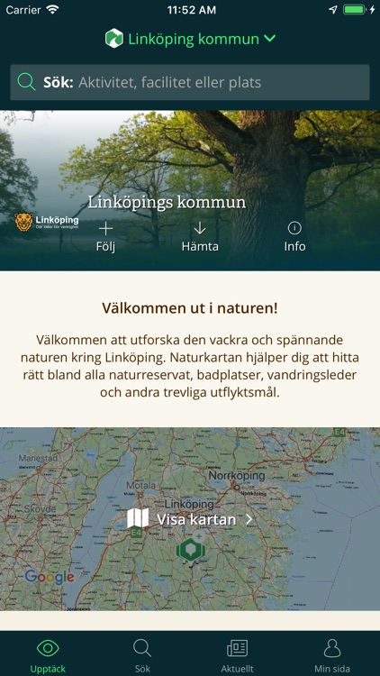 Linköpings Naturkarta