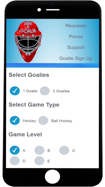 Rent A Goalie - Calgary