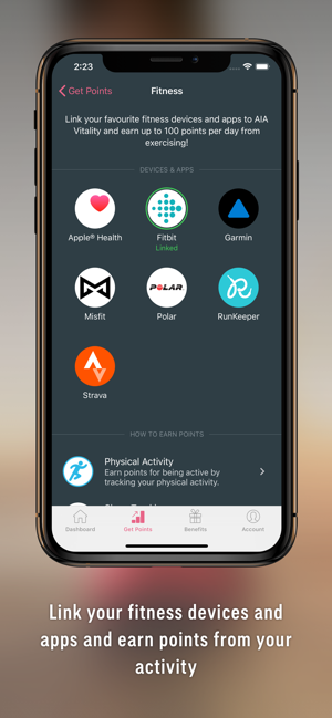 linking apple watch to vitality