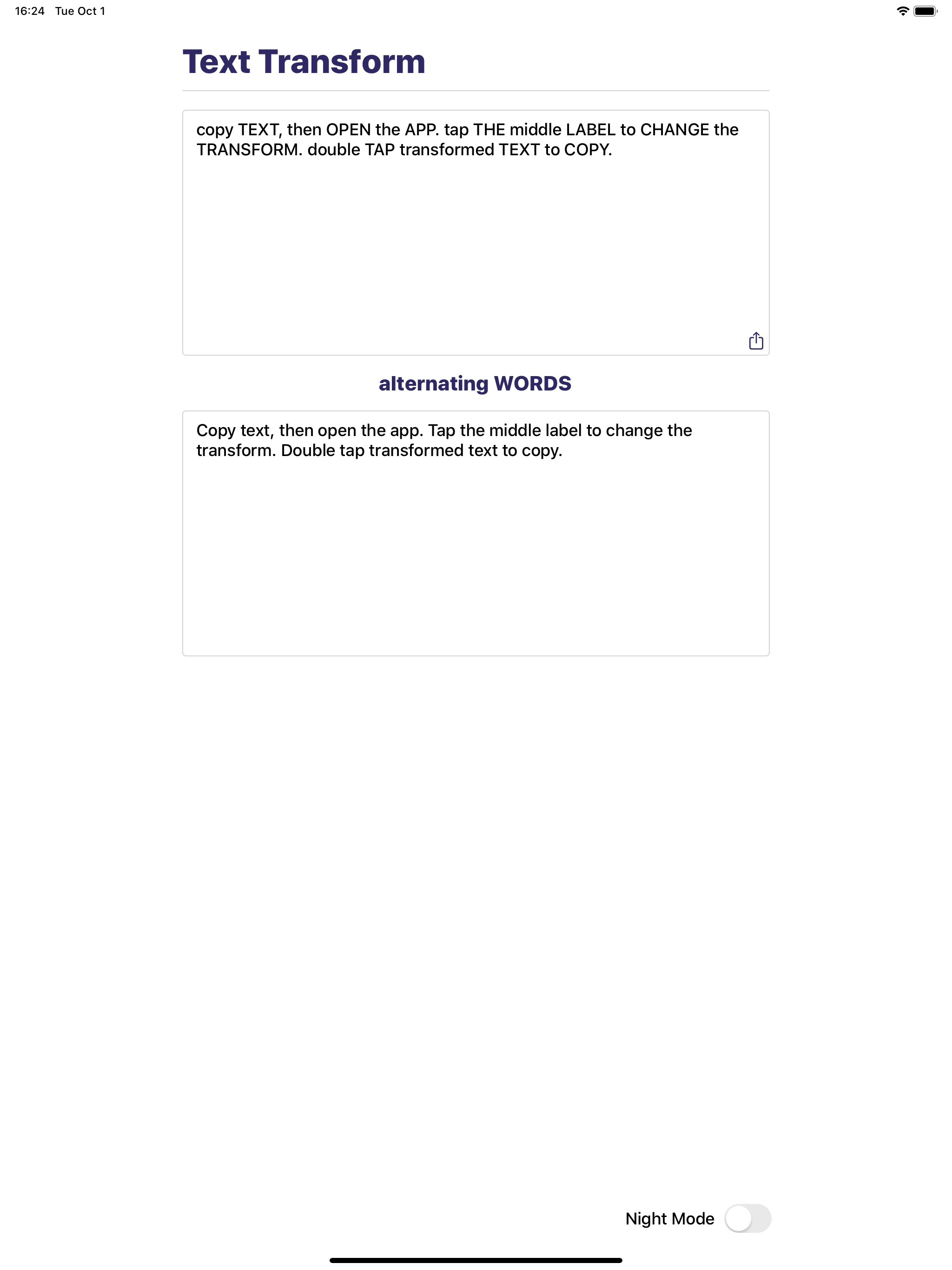 Text Transform