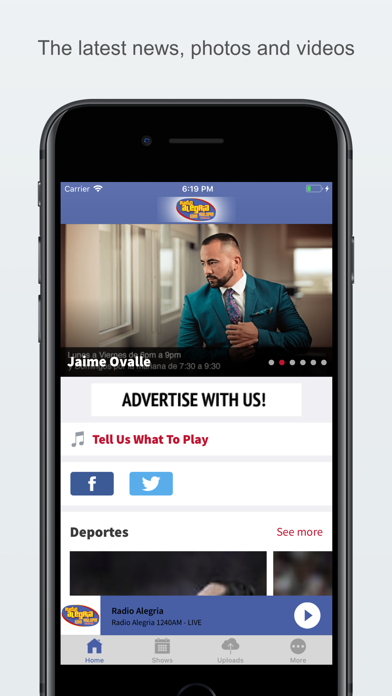 KTAM Radio Alegria Screenshot