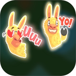 New Funny Alpaca Stickers