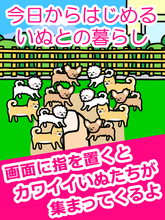 いぬとあそぶ - 癒しのわんこ育成ゲームのおすすめ画像1