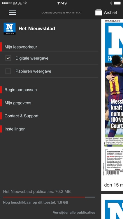 Het Nieuwsblad Krant screenshot-5