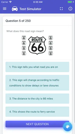 Kansas DMV Permit Test screenshot 2